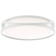 Lucia Large LED Flush Mount in White