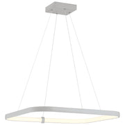 Ravello Square LED Pendant in Satin