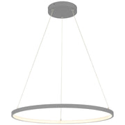 Anello 23.5" LED Pendant in Gray