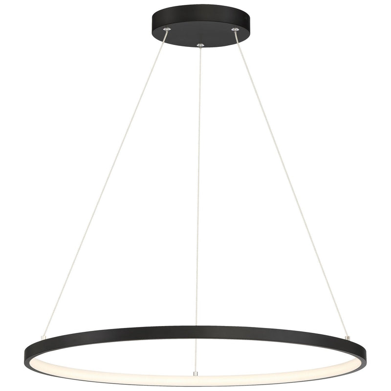 Anello 23.5" LED Pendant in Matte Black