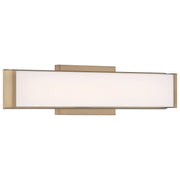 Citi 18" LED Bath Vanity Light in Antique Brushed Brass