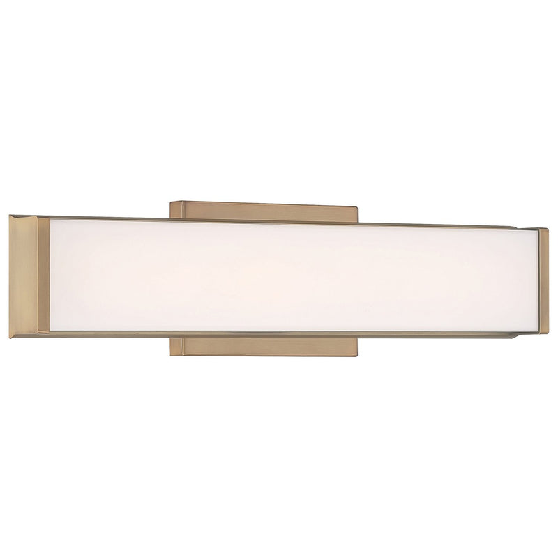 Citi 18" LED Bath Vanity Light in Antique Brushed Brass