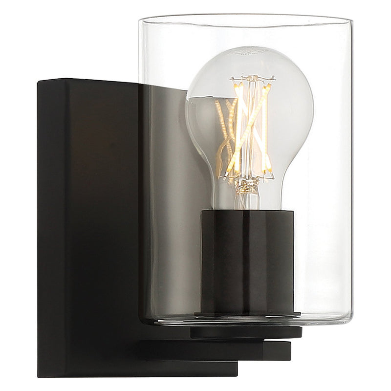 Oslo LED Bath Sconce in Matte Black