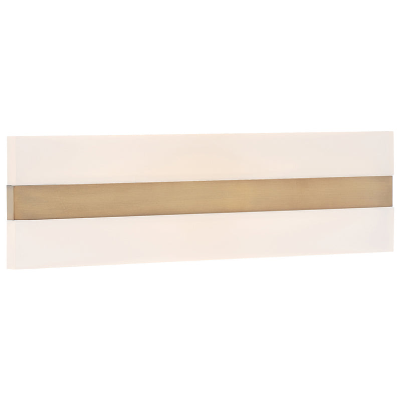 Netherton LED Vanity in Antique Brass