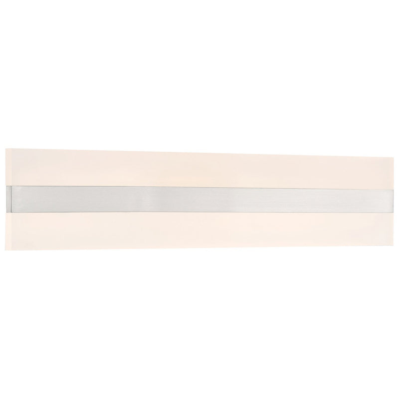 Netherton 24" LED Bath Vanity Light in Brushed Steel