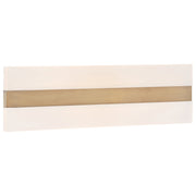 Netherton 36" LED Bath Vanity Light in Antique Brushed Brass
