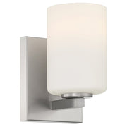 Sienna Bath Sconce in Brushed Steel