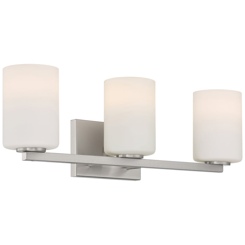 Sienna LED Vanity in Brushed Steel - Lamps Expo