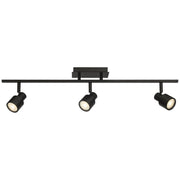 Lincoln 3-Light LED Track Light in Matte Black