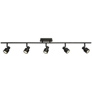 Lincoln 5-Light LED Track Light in Matte Black
