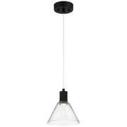 Port Nine Martini Pendant in Matte Black
