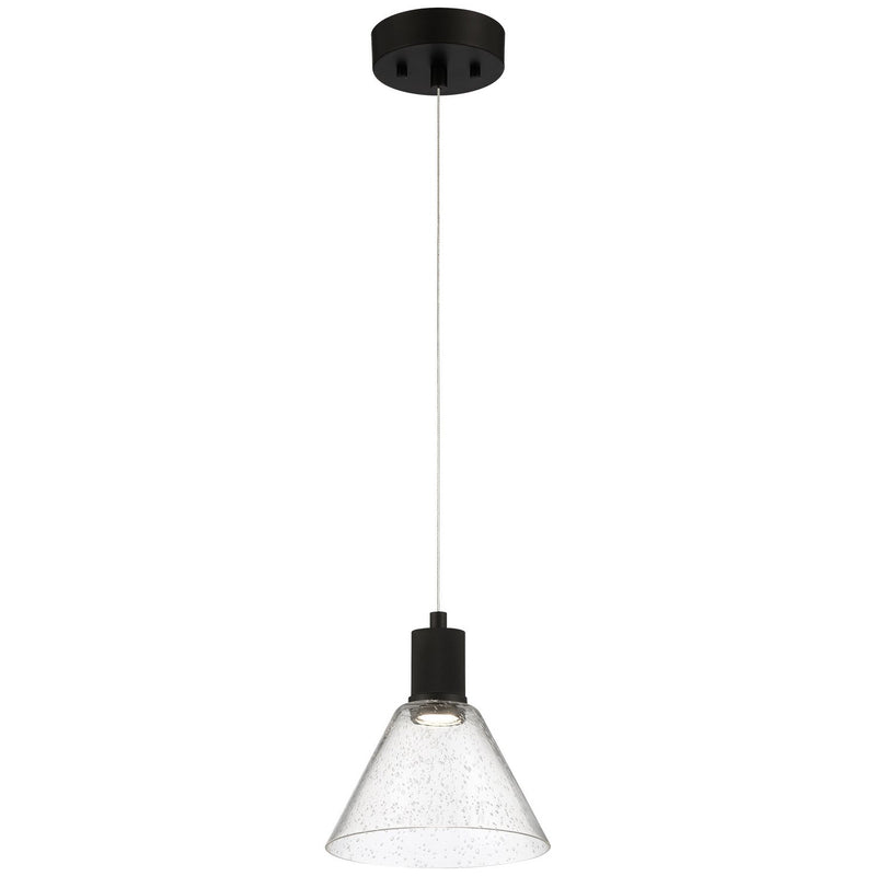 Port Nine Martini Pendant in Matte Black