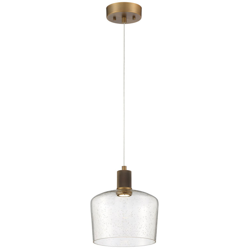 Port Nine Chardonnay Pendant in Antique Brushed Brass