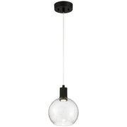 Port Nine Burgundy Pendant in Matte Black