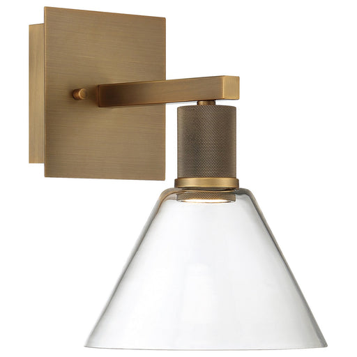 Port Nine Martini Wall Sconce in Antique Brushed Brass