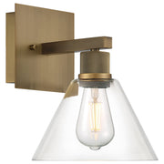 Port Nine Martini Wall Sconce in Antique Brushed Brass