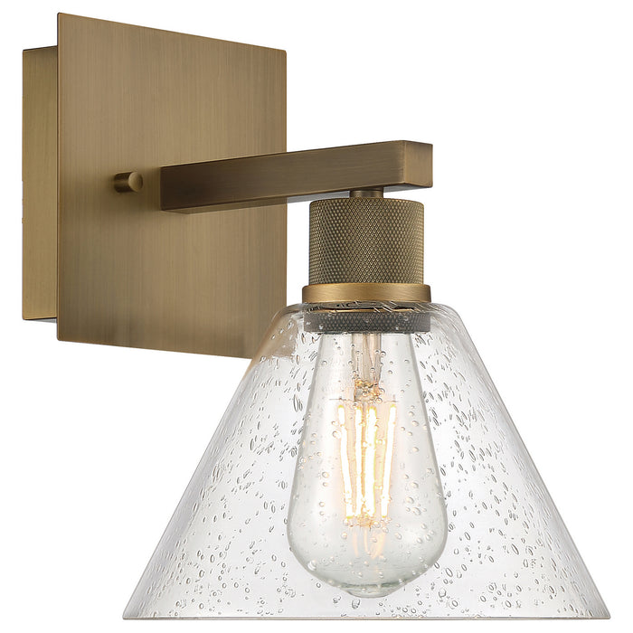 Port Nine Martini LED Wall Sconce in Antique Brushed Brass - Lamps Expo