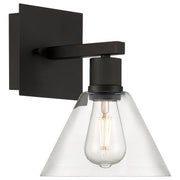Port Nine Martini Wall Sconce in Matte Black