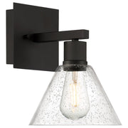 Port Nine Martini Wall Sconce in Matte Black