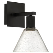 Port Nine Martini Wall Sconce in Matte Black
