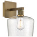 Port Nine Chardonnay LED Wall Sconce in Antique Brushed Brass - Lamps Expo