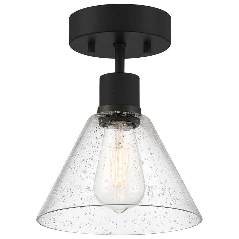 63146LEDDLP-MBL/SDG- Port Nine Martini LED Semi-Flush Mount in Matte Black by Access Lighting