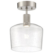 Port Nine Chardonnay Semi-Flush Mount in Brushed Steel