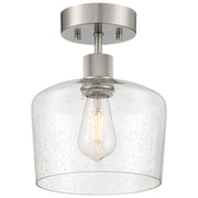 Port Nine Chardonnay Semi-Flush Mount in Brushed Steel