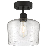 Port Nine Chardonnay Semi-Flush Mount in Matte Black