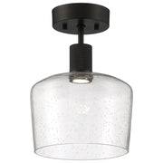 Port Nine Chardonnay Semi-Flush Mount in Matte Black