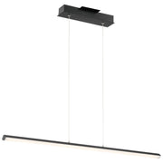 Float 36" LED Linear Pendant in Matte Black