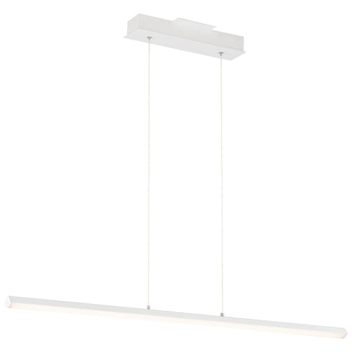 Float 48" LED Linear Pendant in Matte White