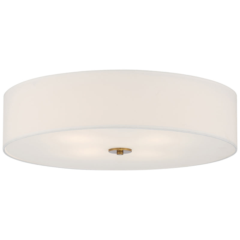 Mid Town LED Flush Mount in Antique Brushed Brass