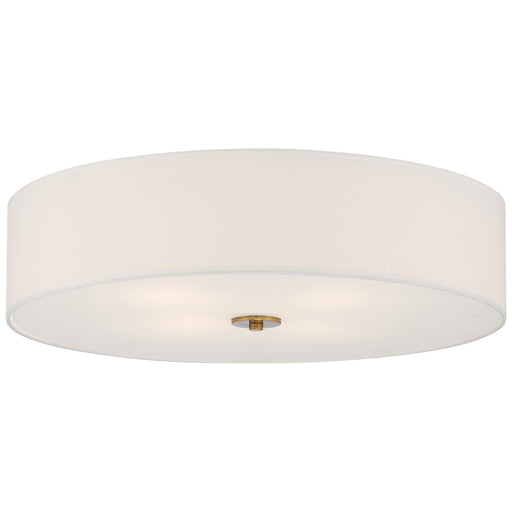 Mid Town LED Flush Mount in Antique Brushed Brass