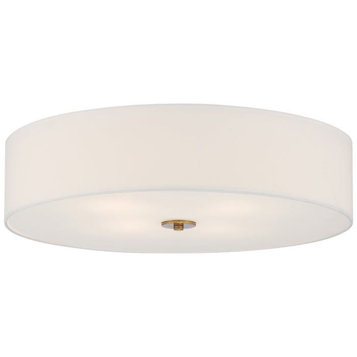 Mid Town LED Flush Mount in Antique Brushed Brass