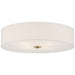 Mid Town LED Flush Mount in Antique Brushed Brass
