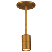 Cafe Dual Mount LED Semi-Flush Mount in Antique Brushed Brass