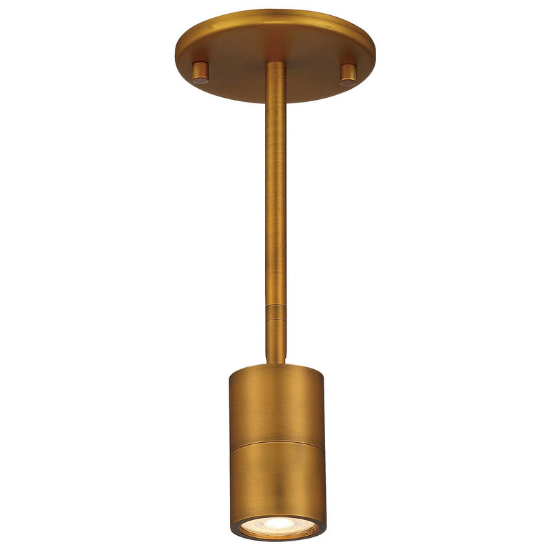 Cafe Dual Mount LED Semi-Flush Mount in Antique Brushed Brass