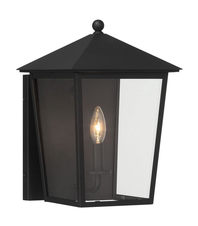 Noble Hill Outdoor Wall Lantern in Sand Coal