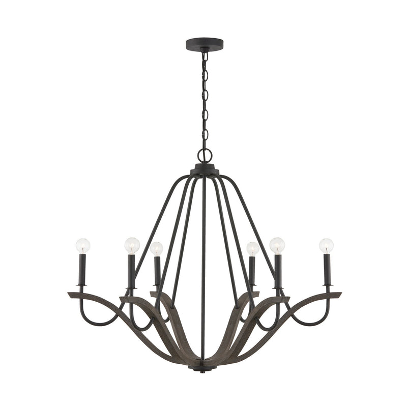 Clive 6-Light Chandelier - Lamps Expo