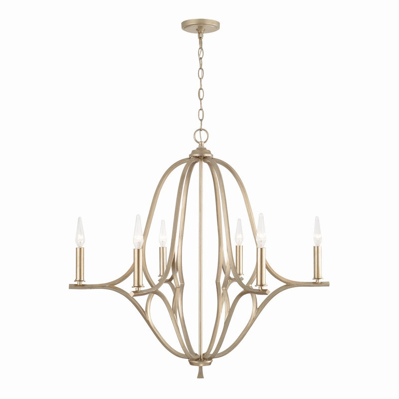 Claire 6-Light Chandelier - Lamps Expo