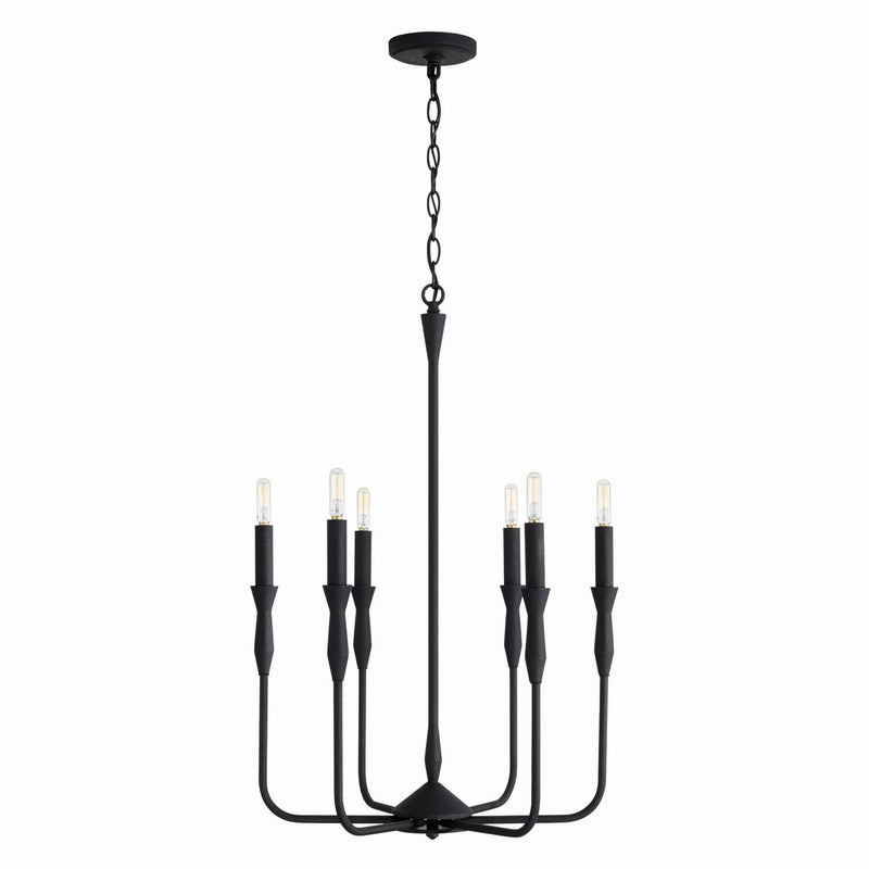 Paloma 6-Light Chandelier - Lamps Expo
