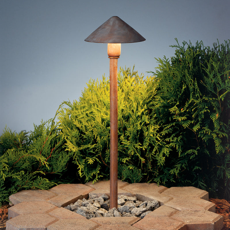 Path & Spread 1-Light 12V in Olde Brick