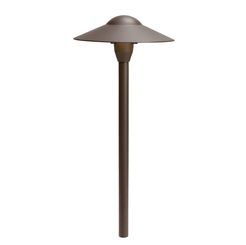 Dome Path and Spread Light 8.25" in Textured Architectural Bronze