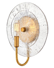 Rene Wall Sconce in Distressed Brass