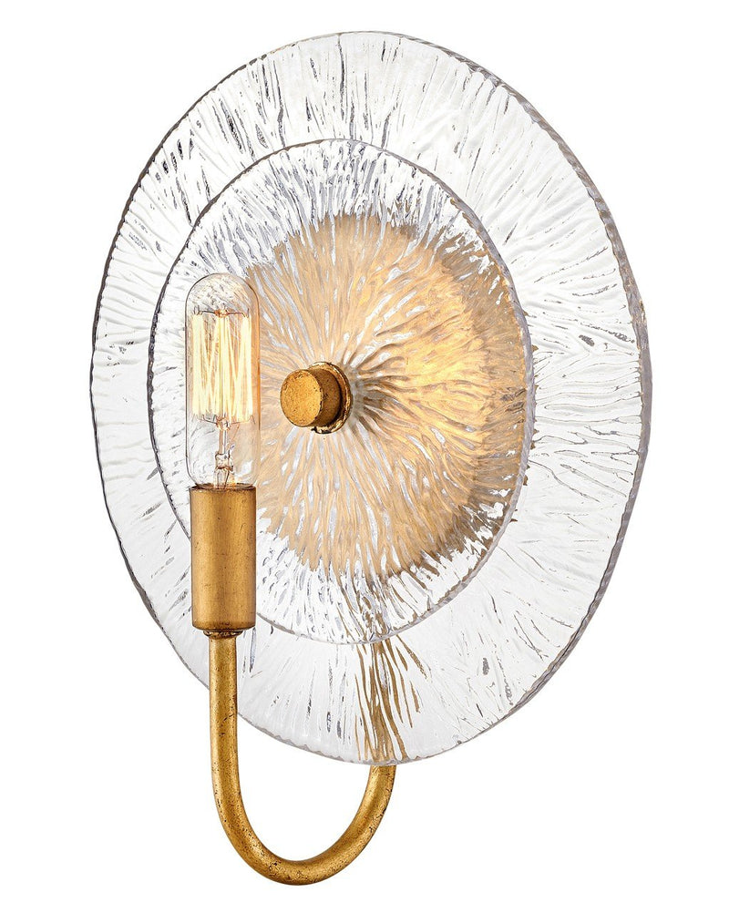 Rene Wall Sconce in Distressed Brass
