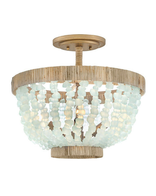 Dune 4-Light Semi-Flush Mount in Burnished Gold