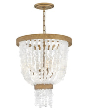 Dune 4-Light Pendant in Burnished Gold