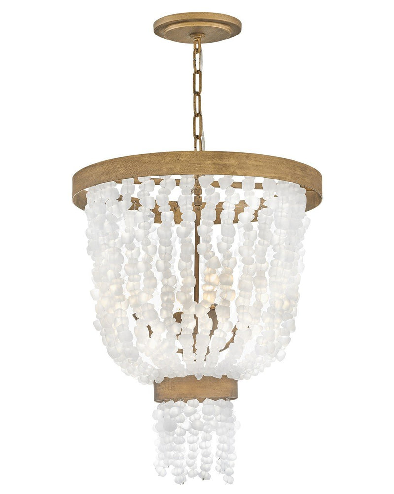 Dune 4-Light Pendant in Burnished Gold