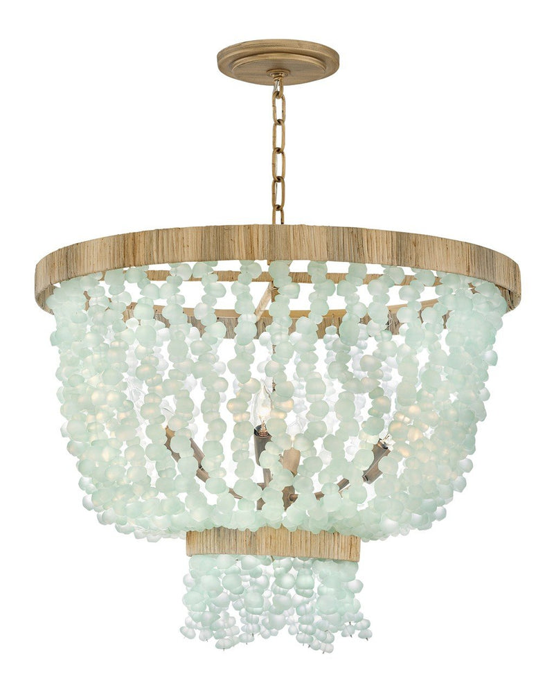 Dune 6-Light Pendant in Burnished Gold